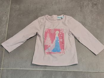 Tee shirt ML Reine des neiges 2 ans
