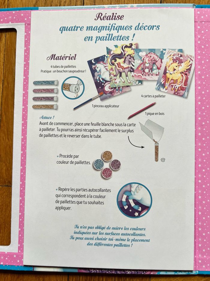 Chevaux magiques à pailleter - photo numéro 4