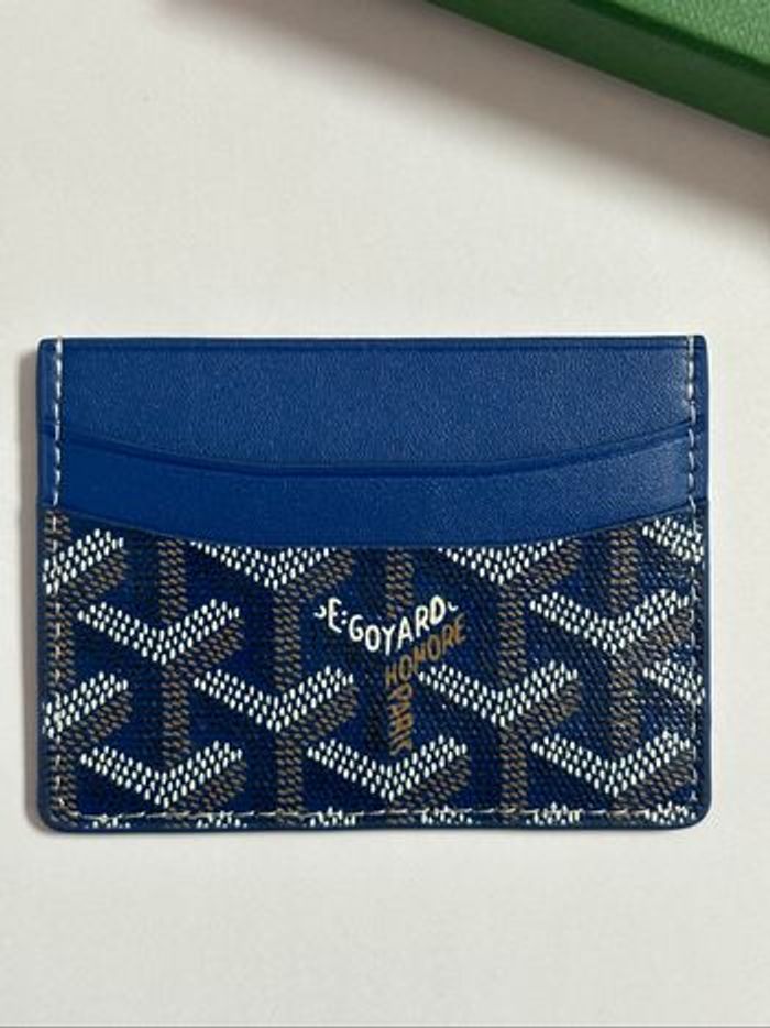 Porte carte Goyard bleu royal - photo numéro 2