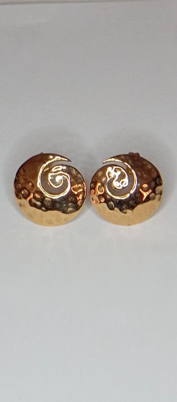 Boucles d'oreilles rondes