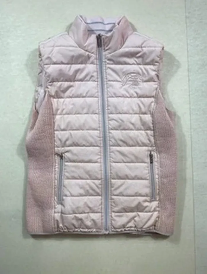 Veste sans manches Pénélope Leprevost rose pastel – Taille L – Très bon état