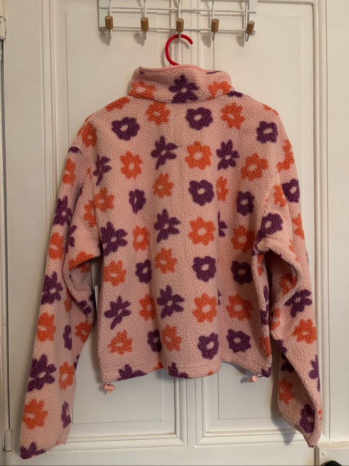 Polaire Columbia fleurie rose taille S - photo numéro 2