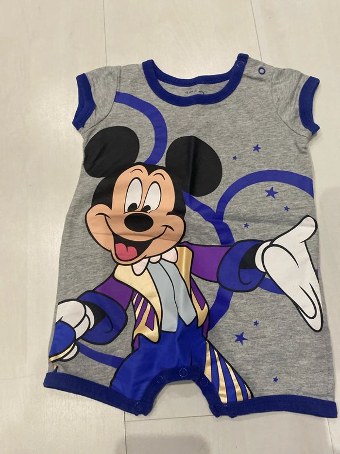 Barboteuse Mickey Disneyland Paris 6 mois