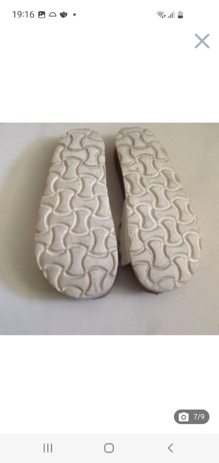 Mules / claquettes blanches Pastelle pointure 28 - photo numéro 7