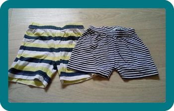 Lot de 2 shorts 6 mois
