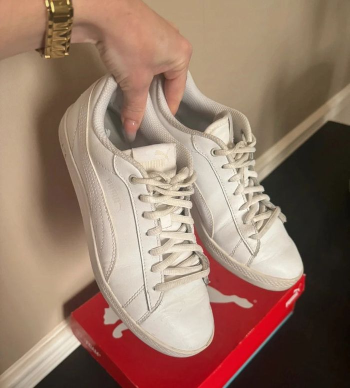 Puma Soft foam blanches