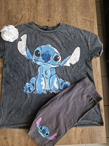 Ensemble short+tee shirt Stitch