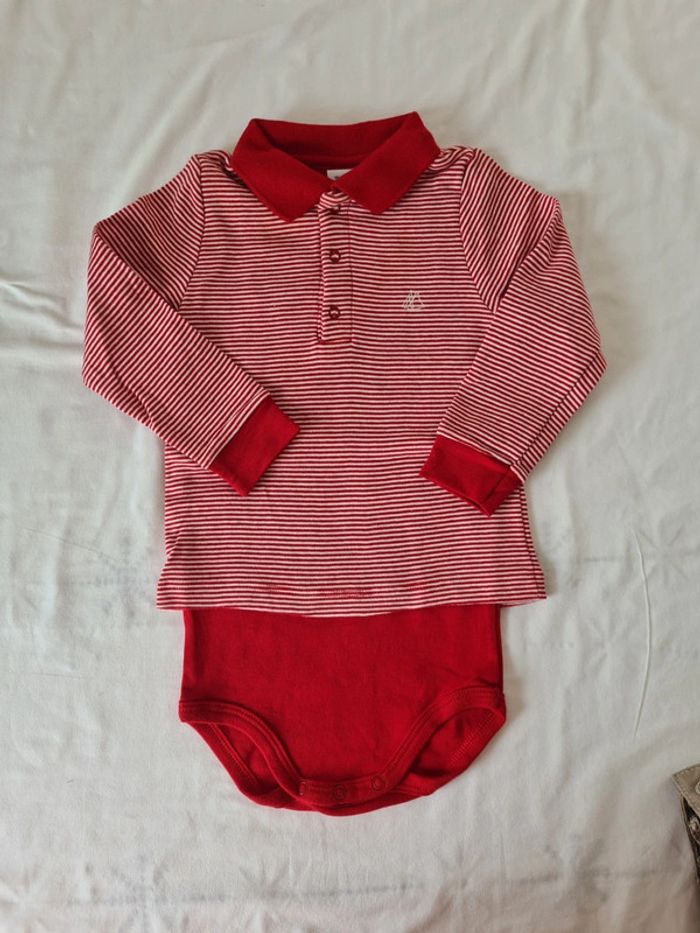Bodie polo Petit Bateau 18 mois