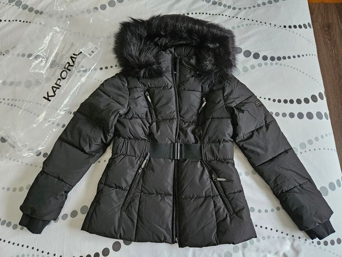 Doudoune noire Kaporal neuve avec étiquette - photo numéro 2