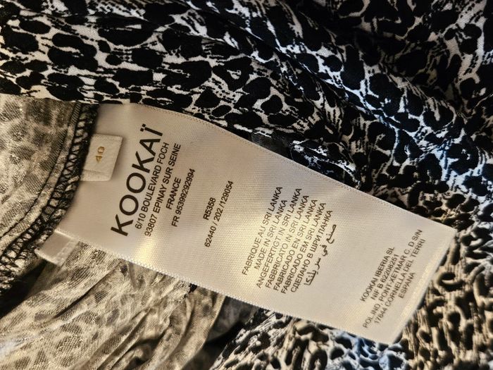 Jolie robe imprimée leopard Kookai - photo numéro 8