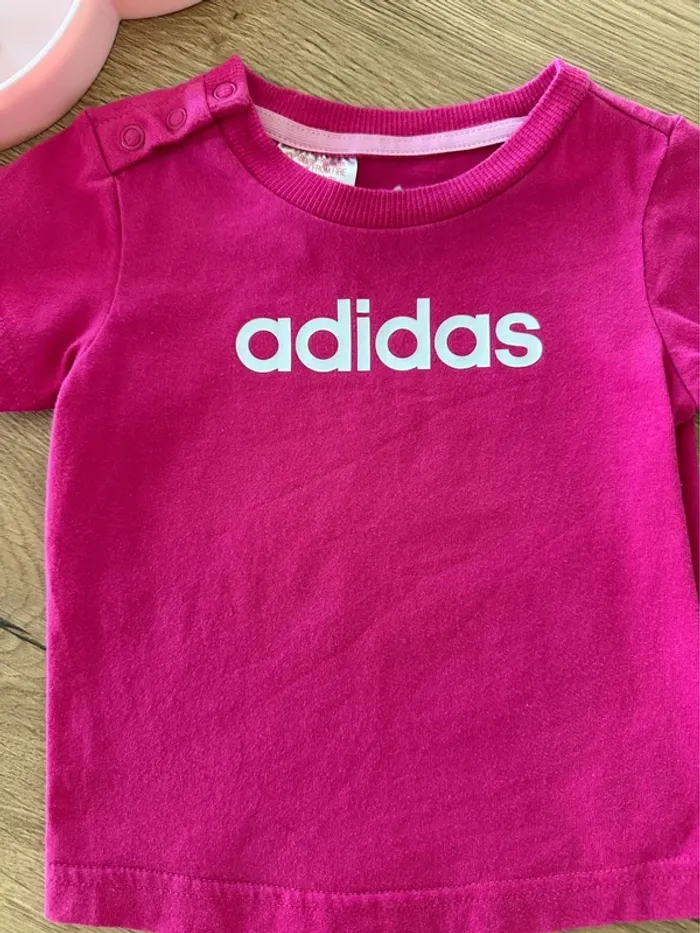 T-shirt Adidas rose - photo numéro 2