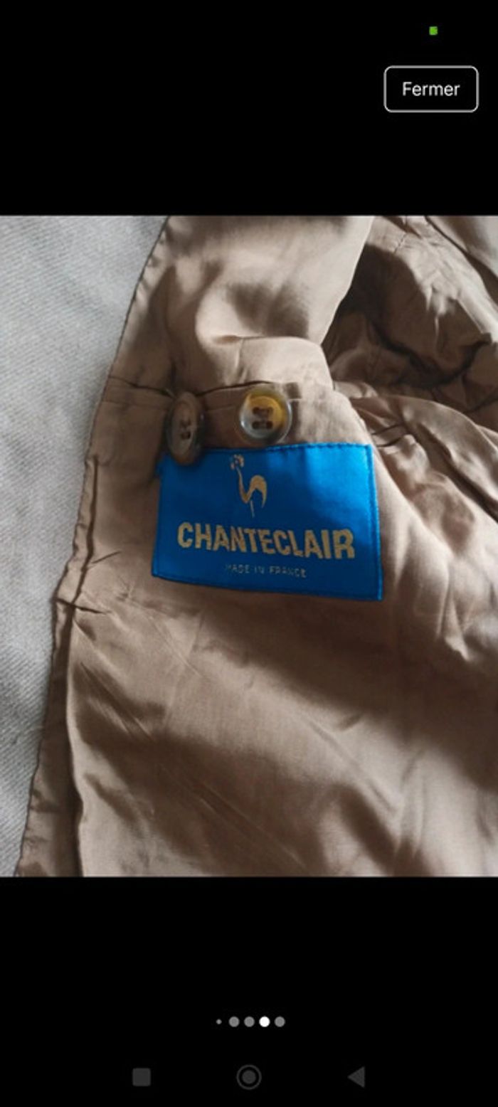 Veste blazer femme Chanteclair made in france taille S rétro vintage ancien - photo numéro 7