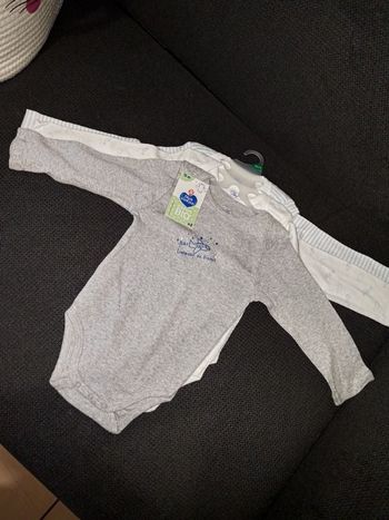 Lot de 3 body 12 mois