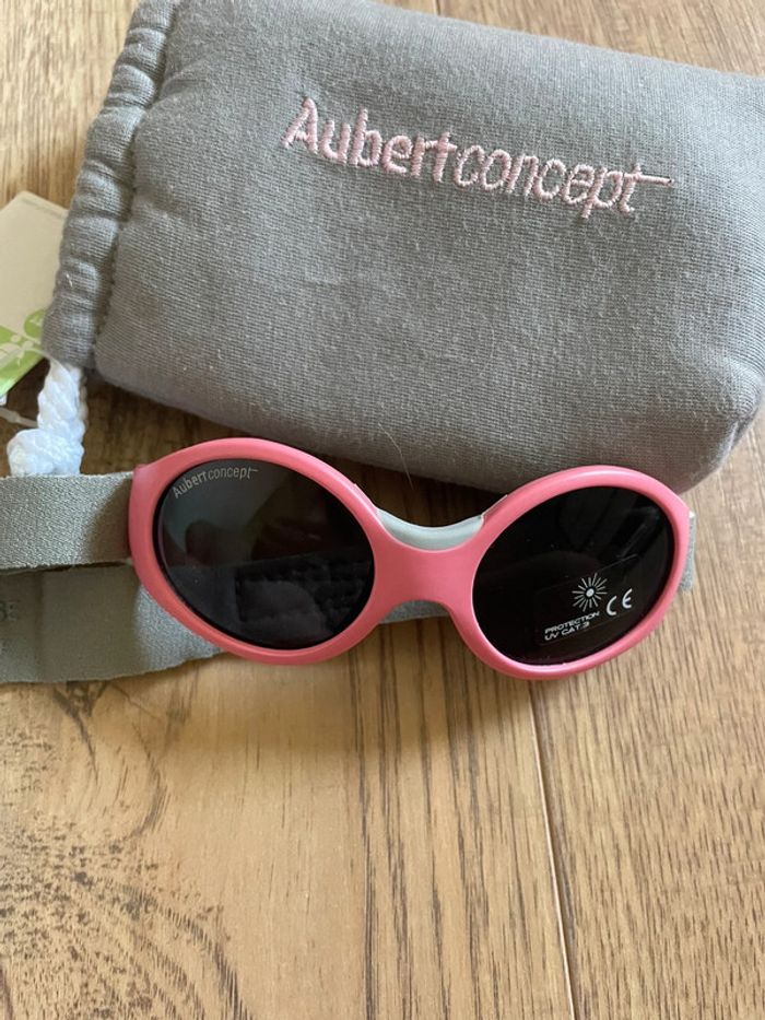 Lunette de soleil Aubertconcept rose taille S - photo numéro 2
