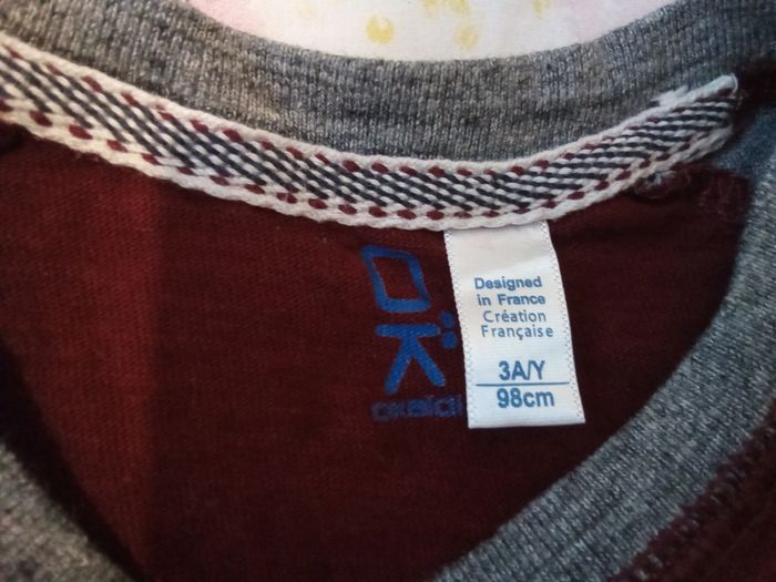Lot 2 t-shirts manches longues Okaïdi 3 ans - photo numéro 4