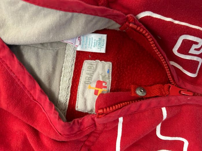 Gilet à zip obaibi 12 mois - photo numéro 3