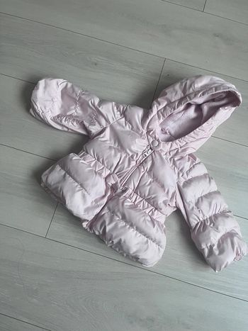 Manteau rose pâle