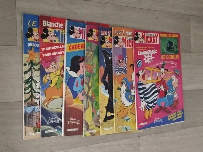 Lot Vintage 7 magazines Journal de Mickey année 1983 L059  7595020317 - photo numéro 3