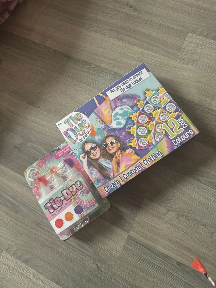 Jeux créatif customs Tie and dye neuf coloration vêtements tissus