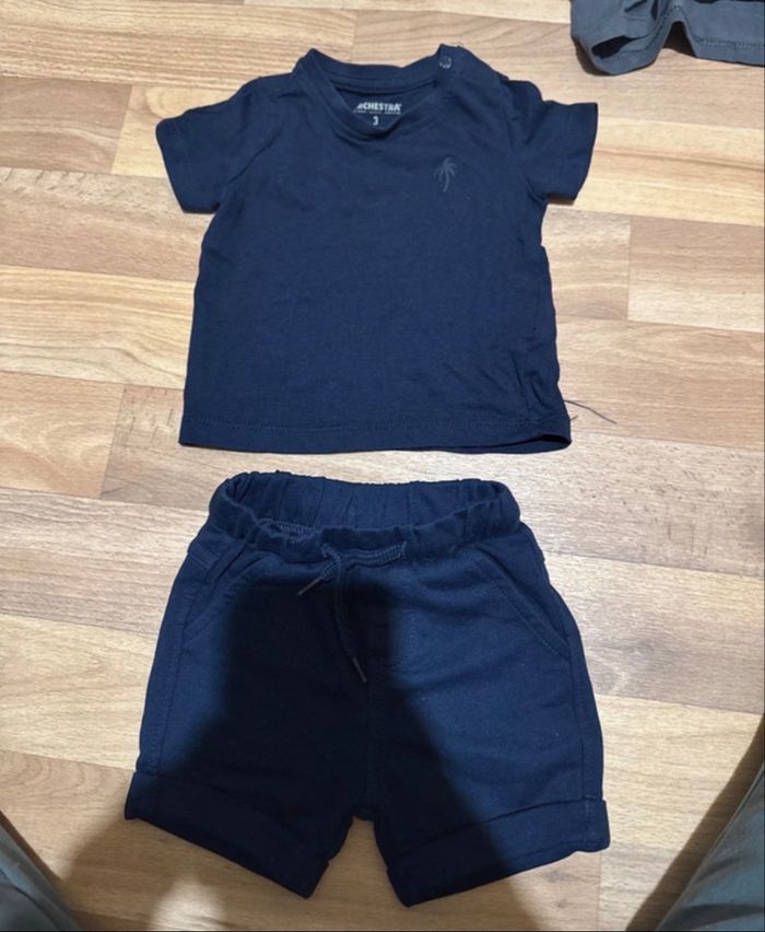 Ensemble bleu 3mois