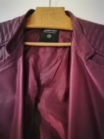 Veste simili cuire 