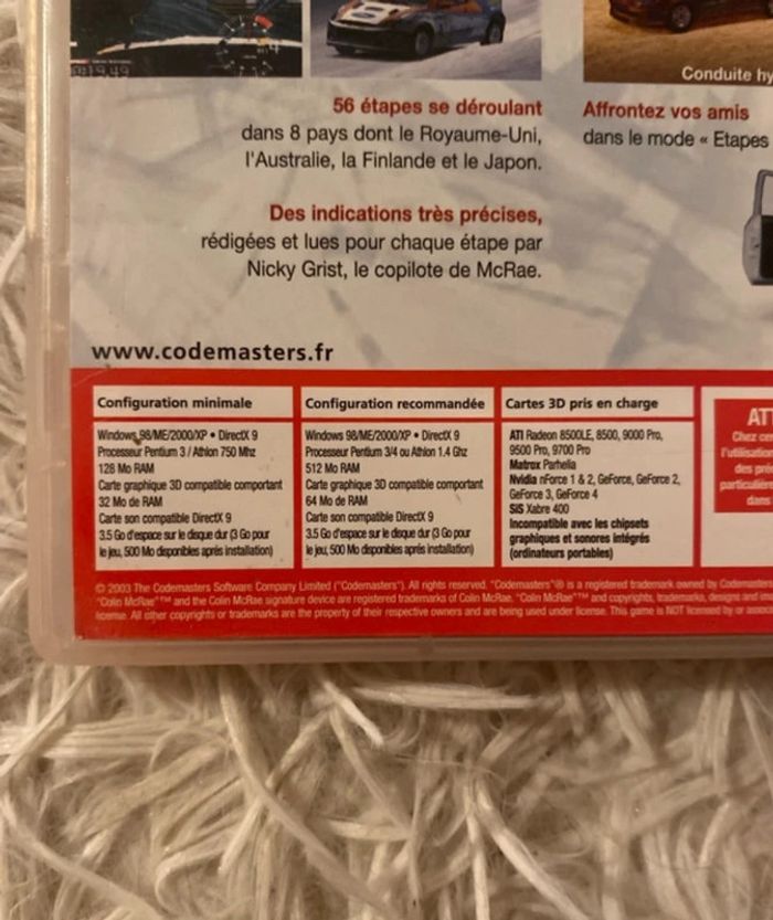 Jeux PC Colin mcrae rally 3 - photo numéro 6
