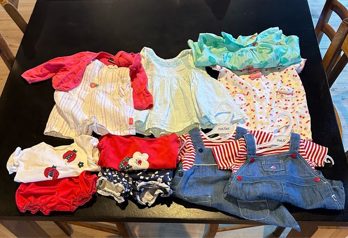 Lots 8 tenues fille 3 mois
