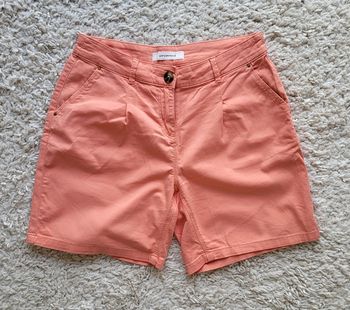 Short en toile corail Promod Taille 36