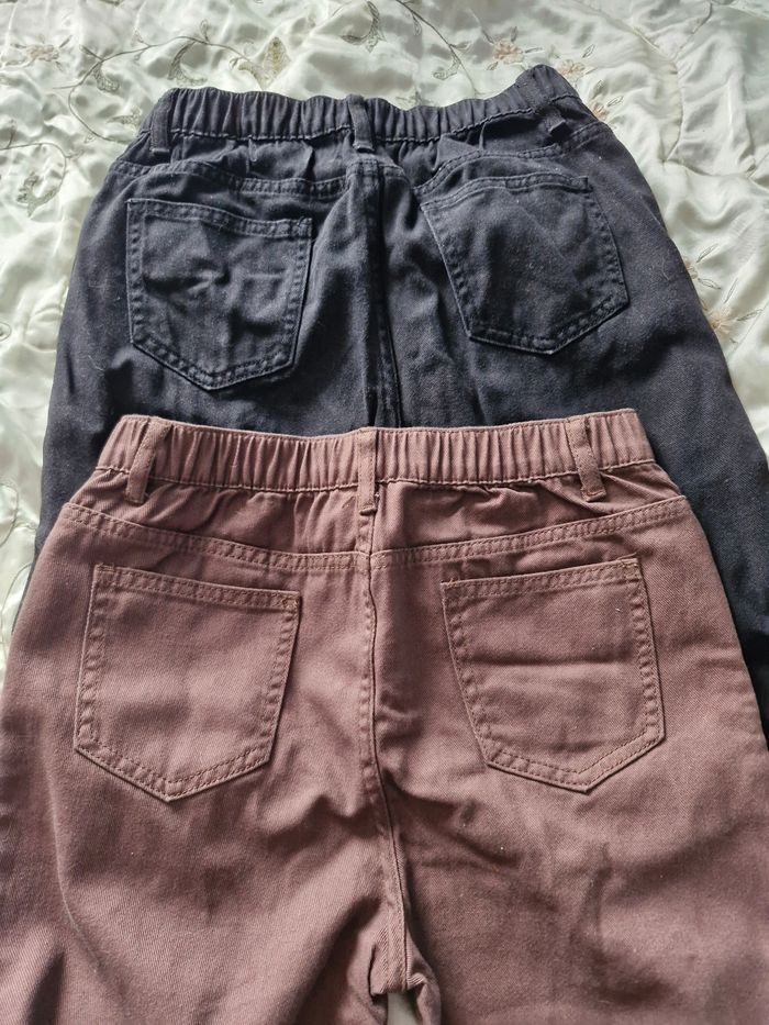 Lot de 2 jeans large taille élastique - photo numéro 3