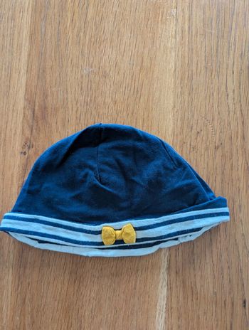 Bonnet marin taille 47 6-12 mois