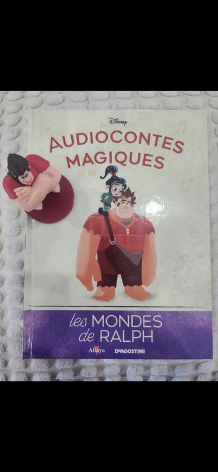 45Eme audioconte magique collection altaya deagostini livre et figurine disney audio conte