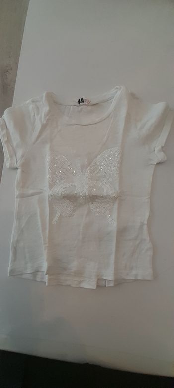 T shirt h&m 2-4 ans