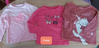 Lot 3 t-shirt 3 ans