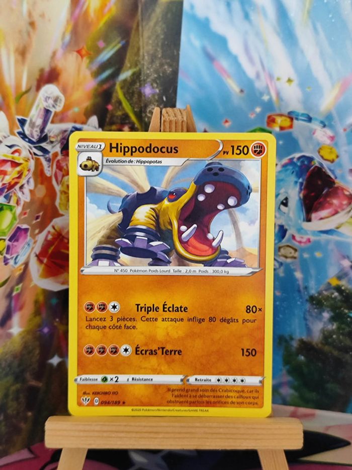 Hippodocus rare 94/189 styles de combat