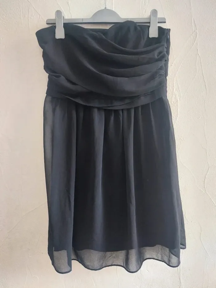 Robe bustier élégante noire Taille 42