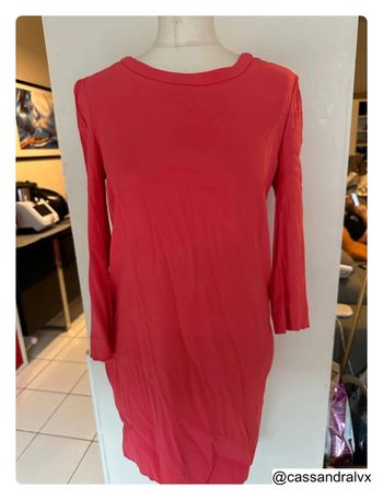 Robe rose en soie - Sandro