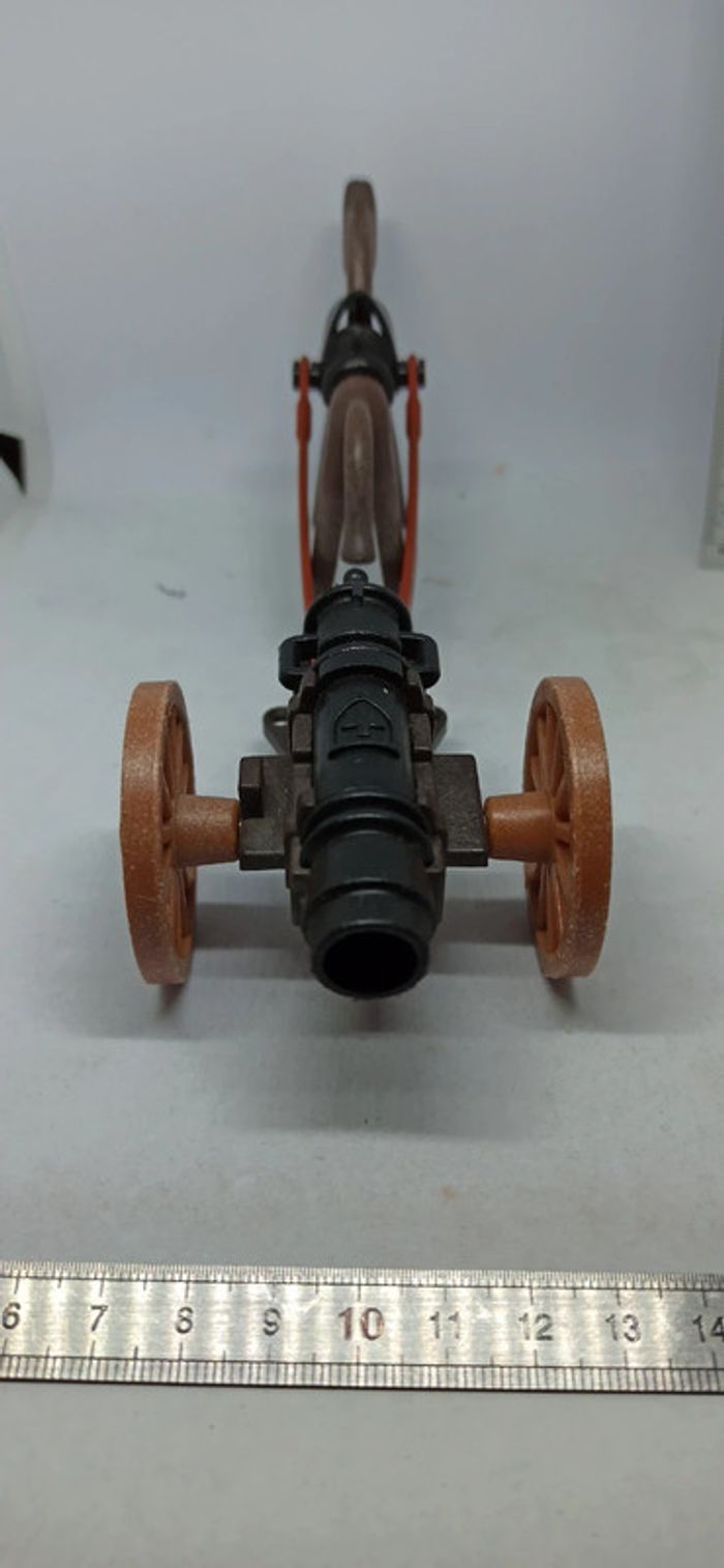 Canon vintage moyen age avec cheval playmobil - photo numéro 6