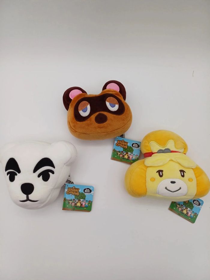 Peluche Animal Crossing – Club Mocchi Mocchi – 3 modèles