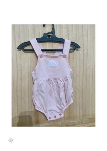 Barboteuse unie effet salopette été - 6 mois