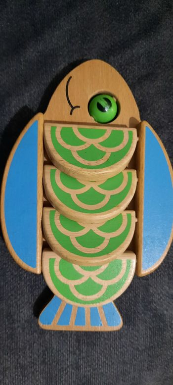 Poisson en bois