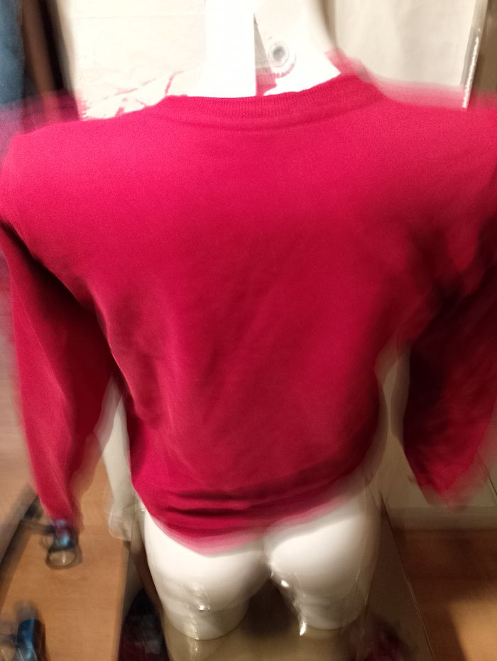 swet shirt rouge 12ans - photo numéro 2