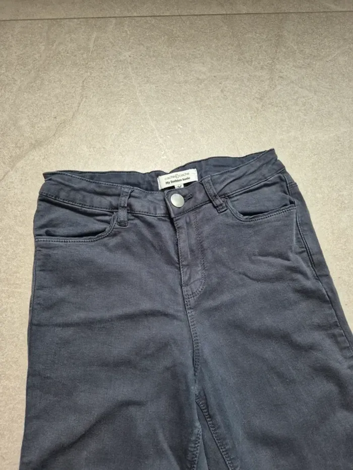 Jean skinny taille haute cache cache - photo numéro 2