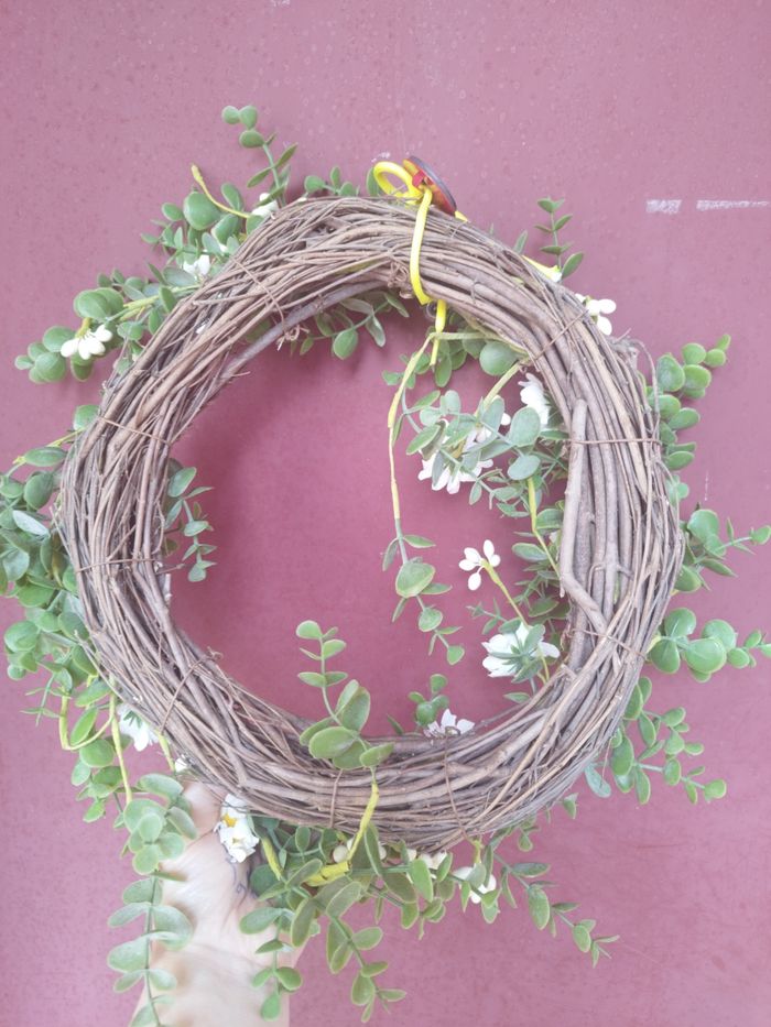 Couronne porte marguerites 25 cm - photo numéro 3