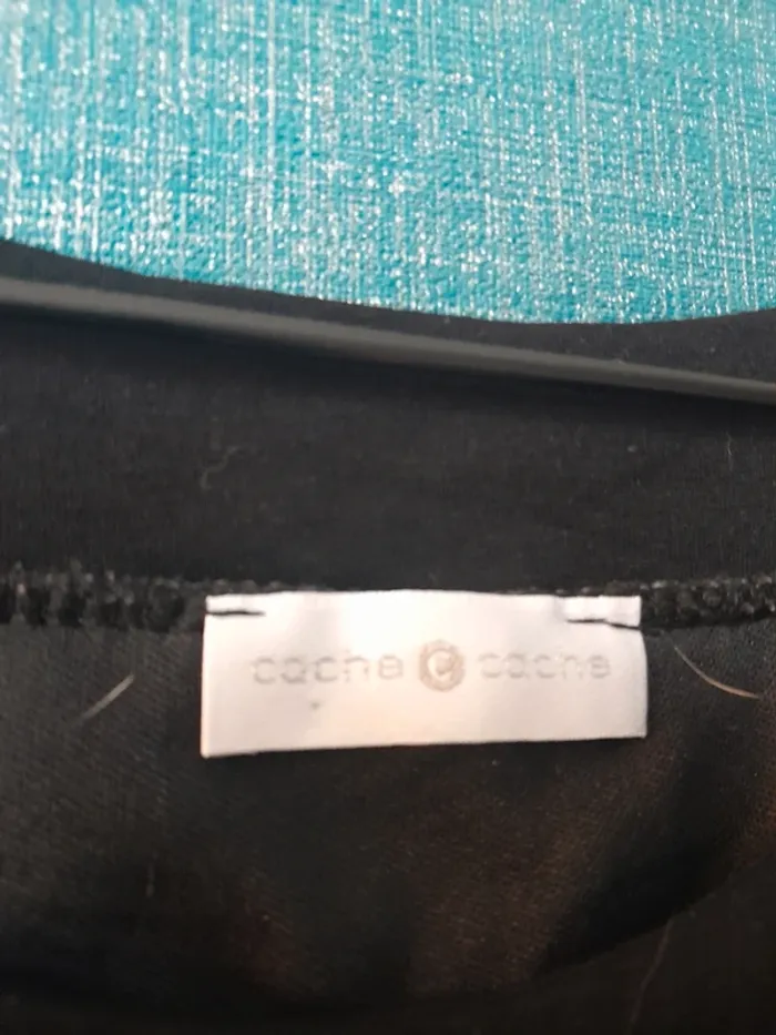 T-shirt - Blouse sans manche - Taille 36 - Très bon état - Cache Cache - photo numéro 3