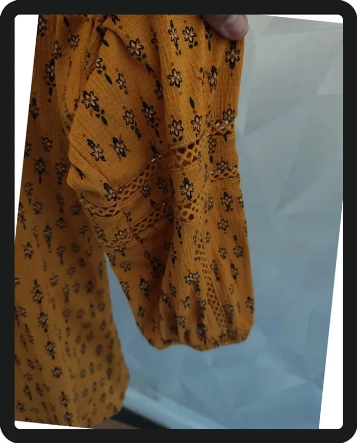 Blouse moutarde - photo numéro 5