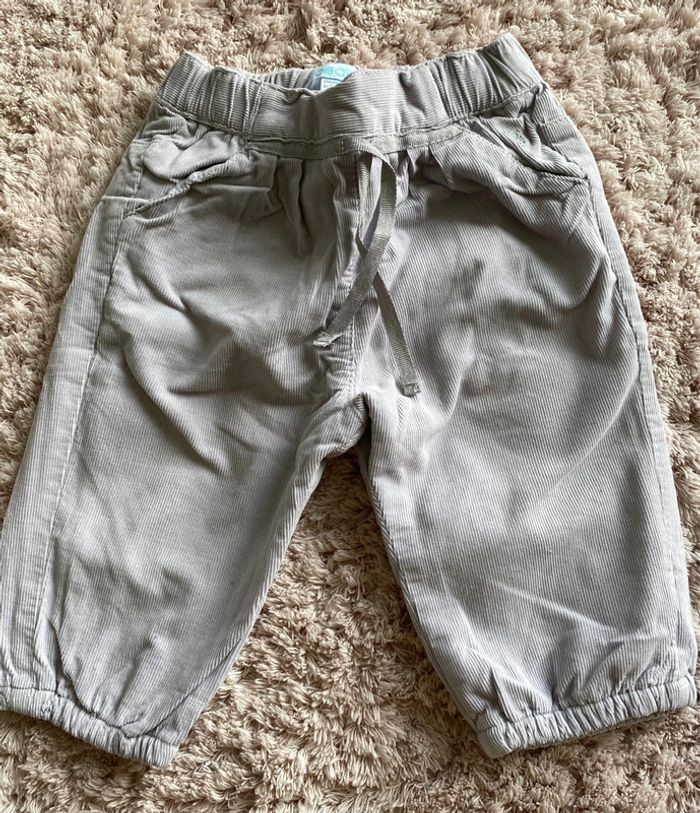 Pantalon en velours Obaïbi 12 mois