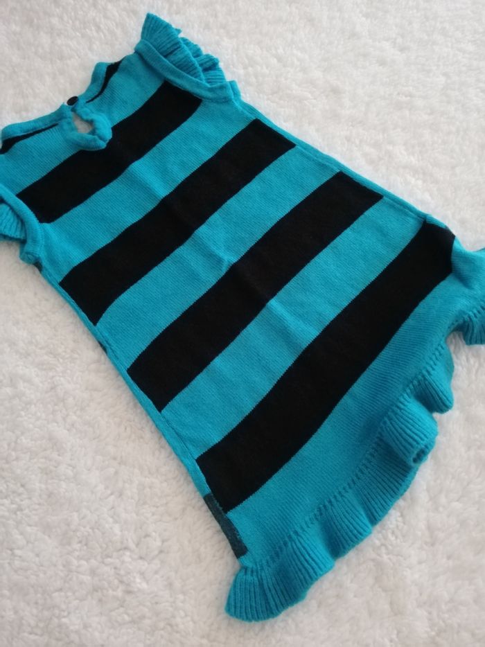 Robe bleu miss cutie fille 1 mois - photo numéro 3