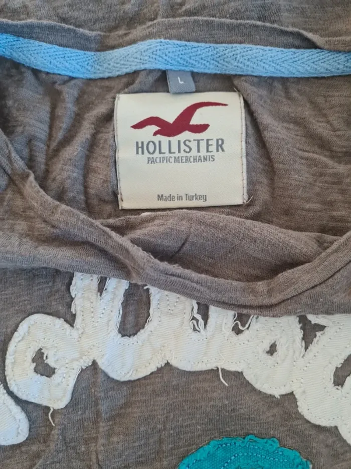 T-shirt hollister coton - photo numéro 3