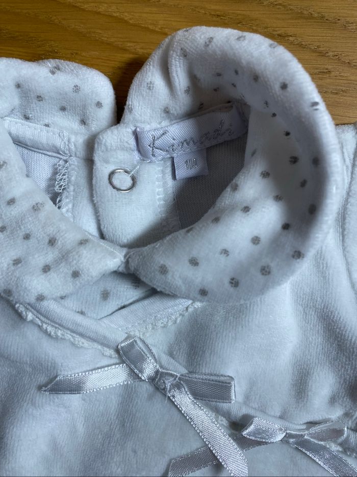 Kimadi Pyjama 2 pièces blanc Taille 1 mois - photo numéro 6