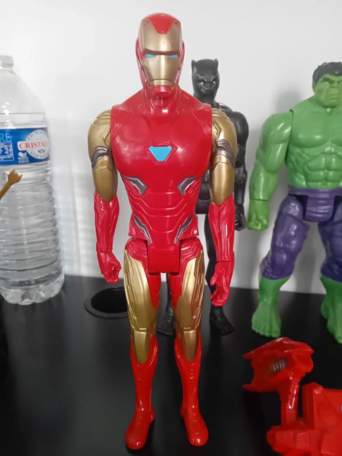 Lot de 7 figurines marvel 30cm + boîtier parlant - photo numéro 4